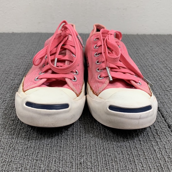 Converse Jack Purcell Low Ox Sneakers Womens Size 6 Pink Canvas Low tops 5Q697 - Picture 3 of 13